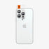 AGL05205 - iPhone 14 Pro / 14 Pro Max Optik Pro Lens Protector in black showing the device